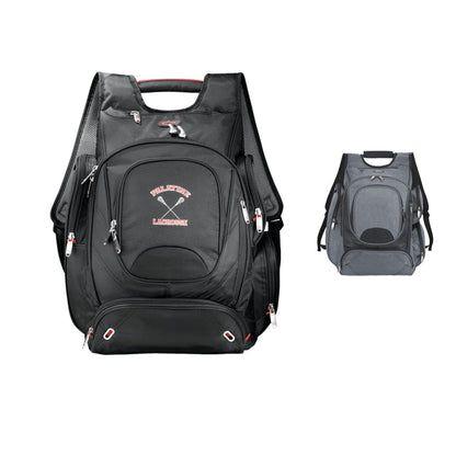 Front View of Black elleven™ TSA 17" Computer Backpack