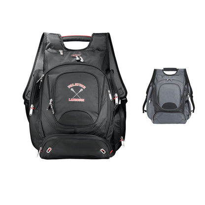 Front View of Black elleven™ TSA 17" Computer Backpack