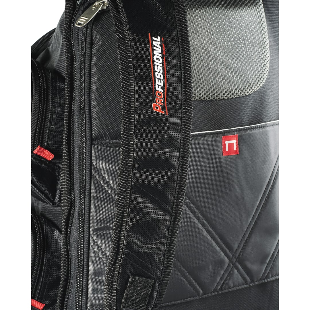 Front View of Black elleven™ TSA 17" Computer Backpack