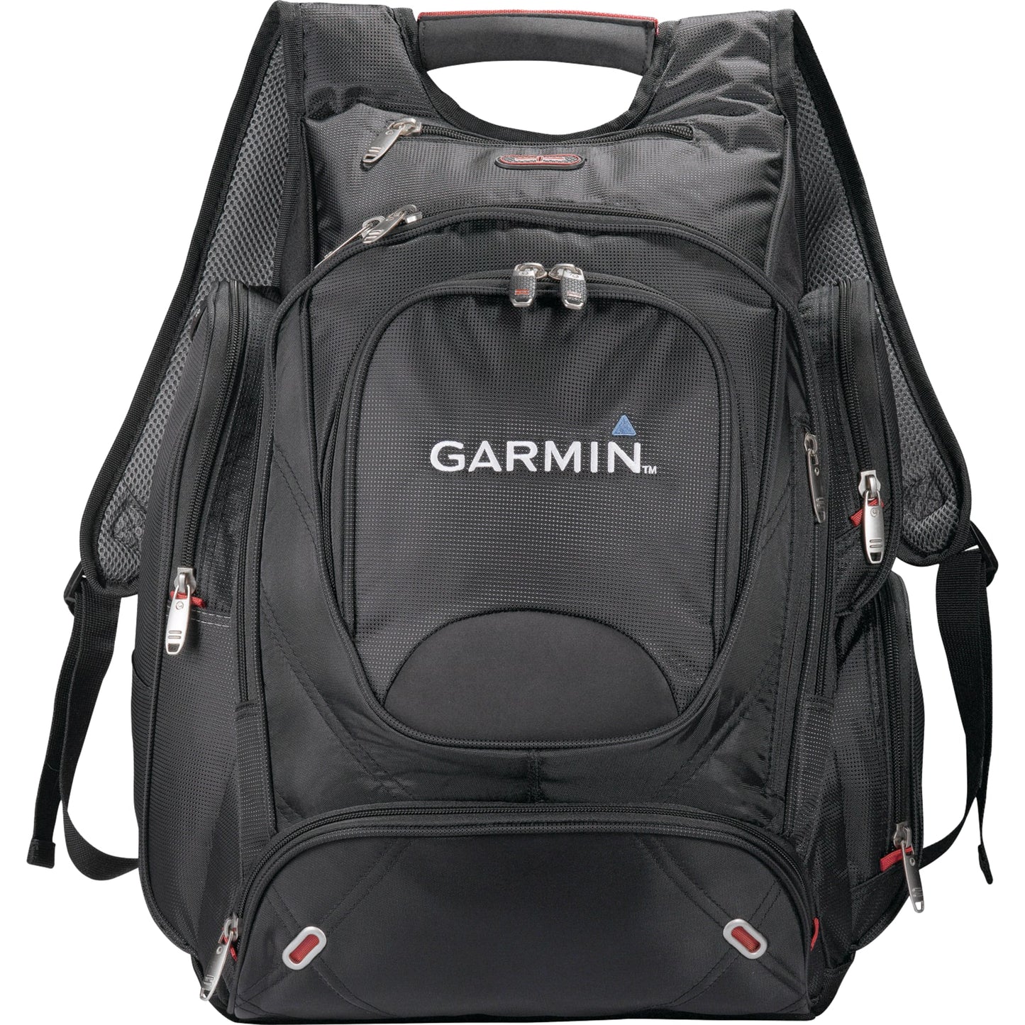 Front View of Black elleven™ TSA 17" Computer Backpack