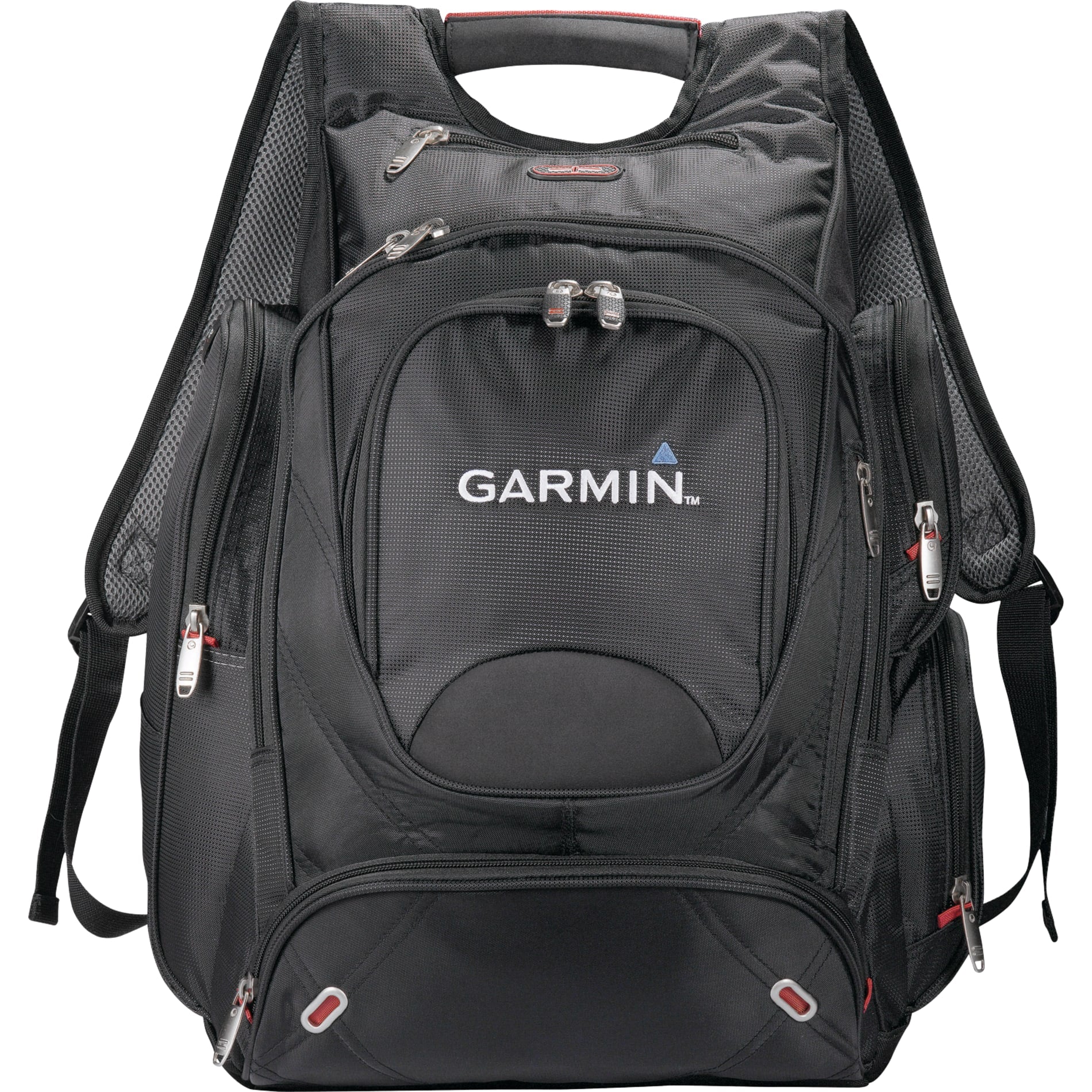 Front View of Black elleven™ TSA 17" Computer Backpack