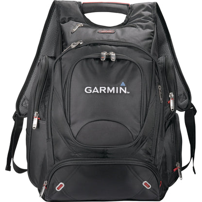 Front View of Black elleven™ TSA 17" Computer Backpack