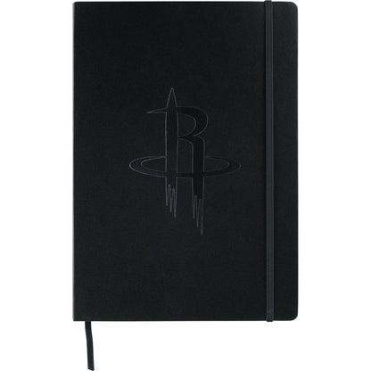 Front View of Black FSC® Mix 8" x 11.5" Ambassador Large Journal