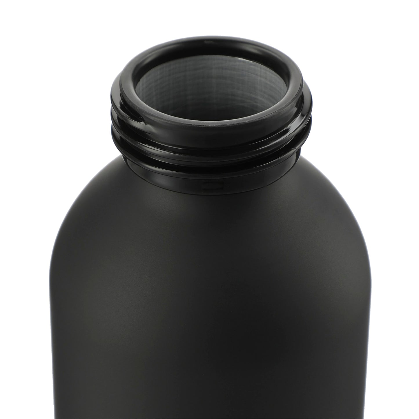 Front View of Black FSC®100% Bamboo lid Ryze 22oz Aluminum Bottle