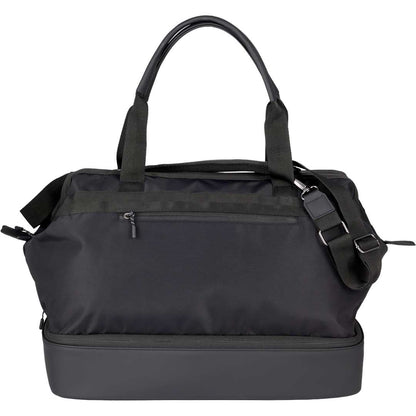 Front View of Black High Sierra Courier Duffle plain