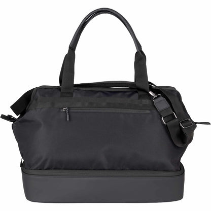 Front View of Black High Sierra Courier Duffle plain