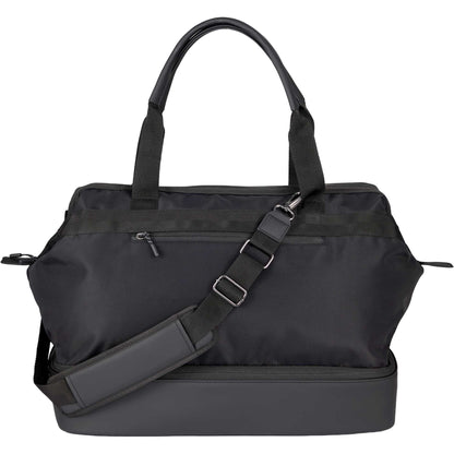Front View of Black High Sierra Courier Duffle plain
