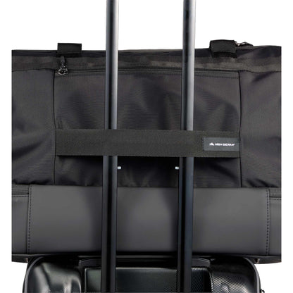 Front View of Black High Sierra Courier Duffle