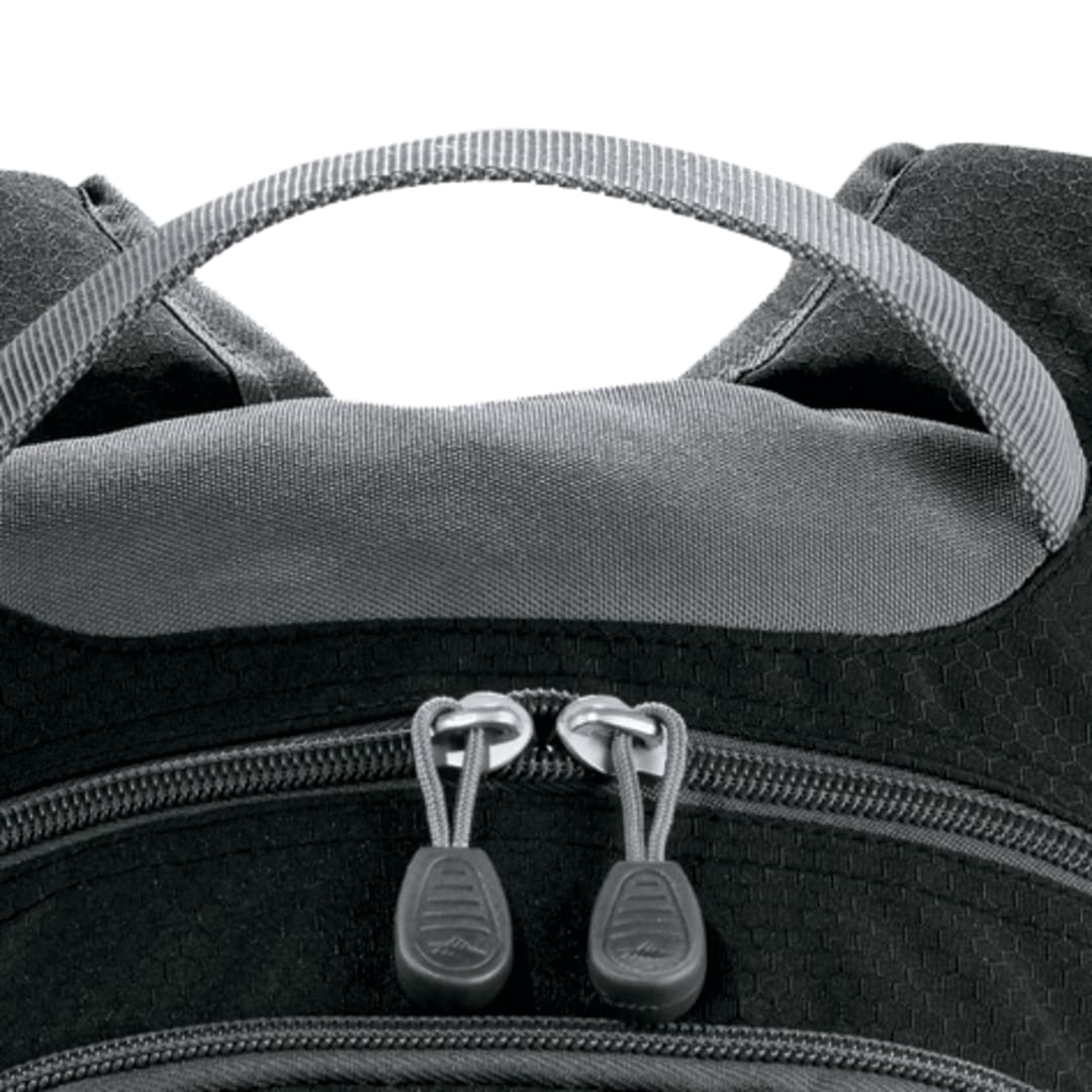 Front View of Black High Sierra Curve Backpack
