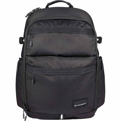 Front View of Black High Sierra Daily Pro Backpack plain