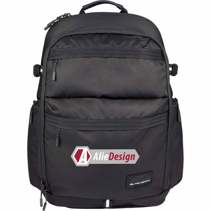 Front View of Black High Sierra Daily Pro Backpack