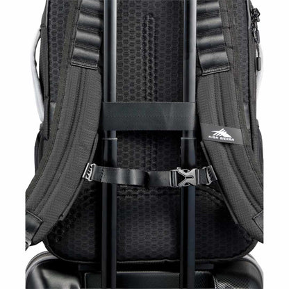 Front View of Black High Sierra Hi-Life 3 in 1 Backpack