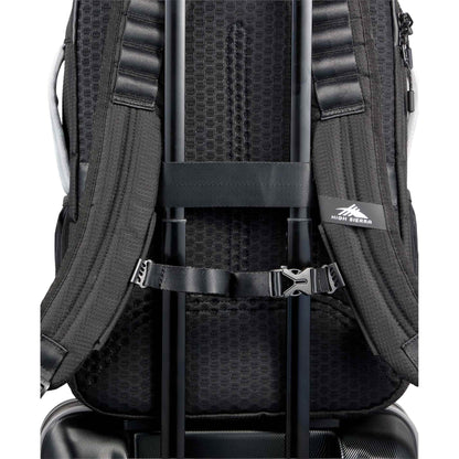 Front View of Black High Sierra Hi-Life 3 in 1 Backpack