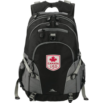 Front View of Black High Sierra Loop Backpack