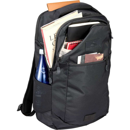 Front View of Black High Sierra Stoneway Backpack