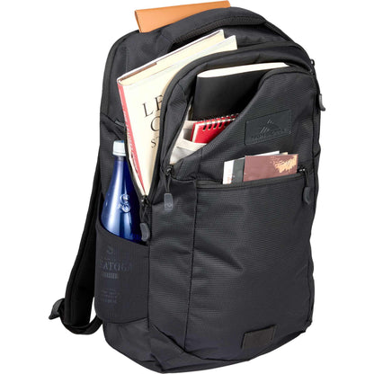 Front View of Black High Sierra Stoneway Backpack
