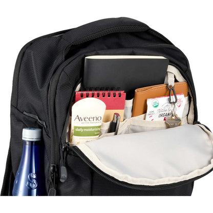 Front View of Black High Sierra Stoneway Backpack