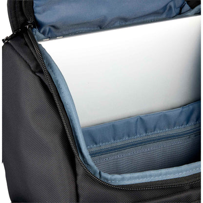 Front View of Black High Sierra Trekpoint Flap Backpack