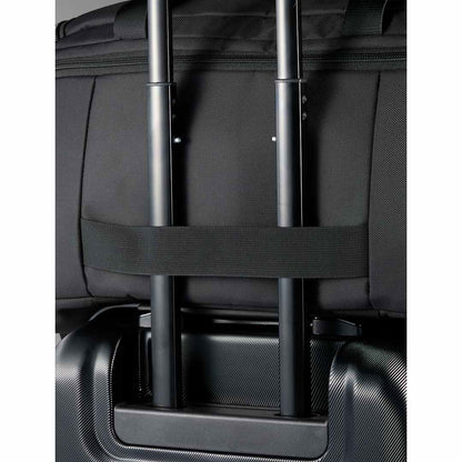 Front View of Black High Sierra Trekpoint Flap Duffle