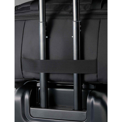 Front View of Black High Sierra Trekpoint Flap Duffle