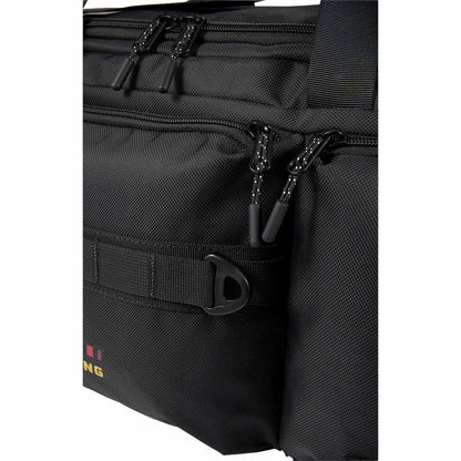 Front View of Black High Sierra Trekpoint Flap Duffle