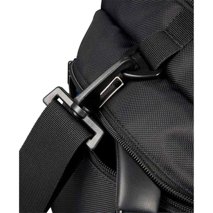 Front View of Black High Sierra Trekpoint Flap Duffle