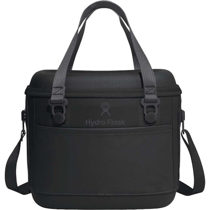 Front View of Black Hydro Flask® 15L Carry Out™ Cooler plain
