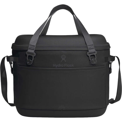 Front View of Black Hydro Flask® 30L Carry Out™ Cooler plain
