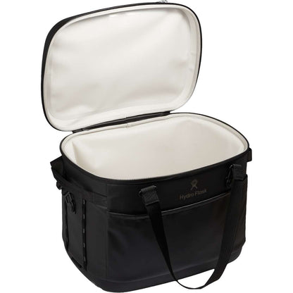 Front View of Black Hydro Flask® 30L Carry Out™ Cooler