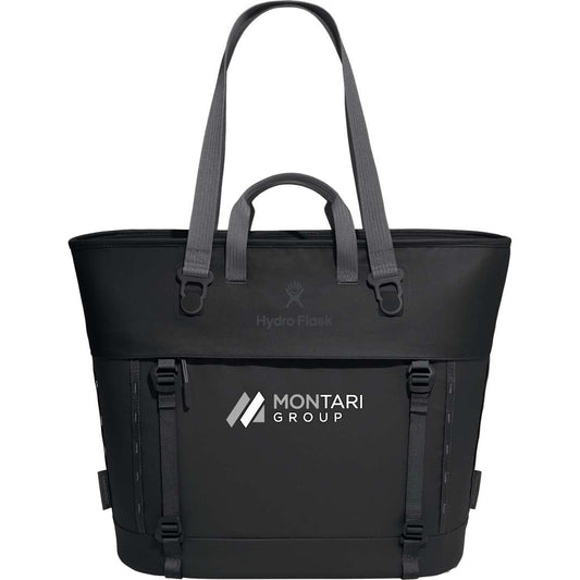 Front View of Black Hydro Flask® Maxi 30L Insulated Tote