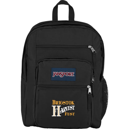 Front View of Black JanSport Big Student 15" Computer Backpack