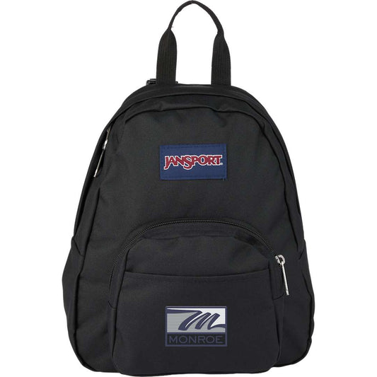 Front View of Black Jansport Half Pint Backpack
