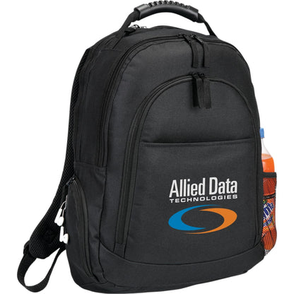 Front View of Black Journey 15" Computer Backpack