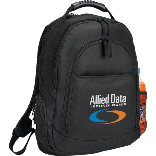 Front View of Black Journey 15" Computer Backpack