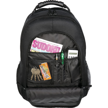 Front View of Black Journey 15" Computer Backpack