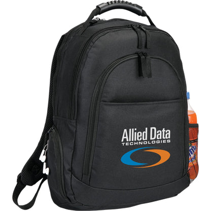 Front View of Black Journey 15" Computer Backpack