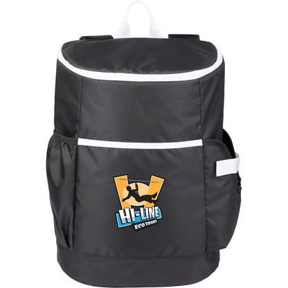 Front View of Black Kade 24 Can Backpack Cooler
