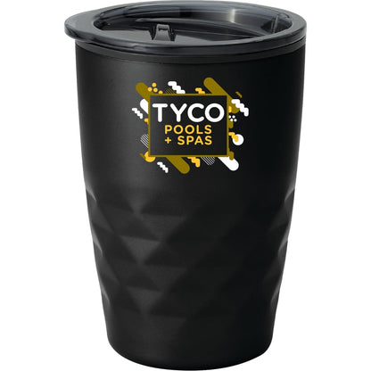 Front View of Black Kappa 12oz Tumbler