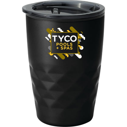 Front View of Black Kappa 12oz Tumbler