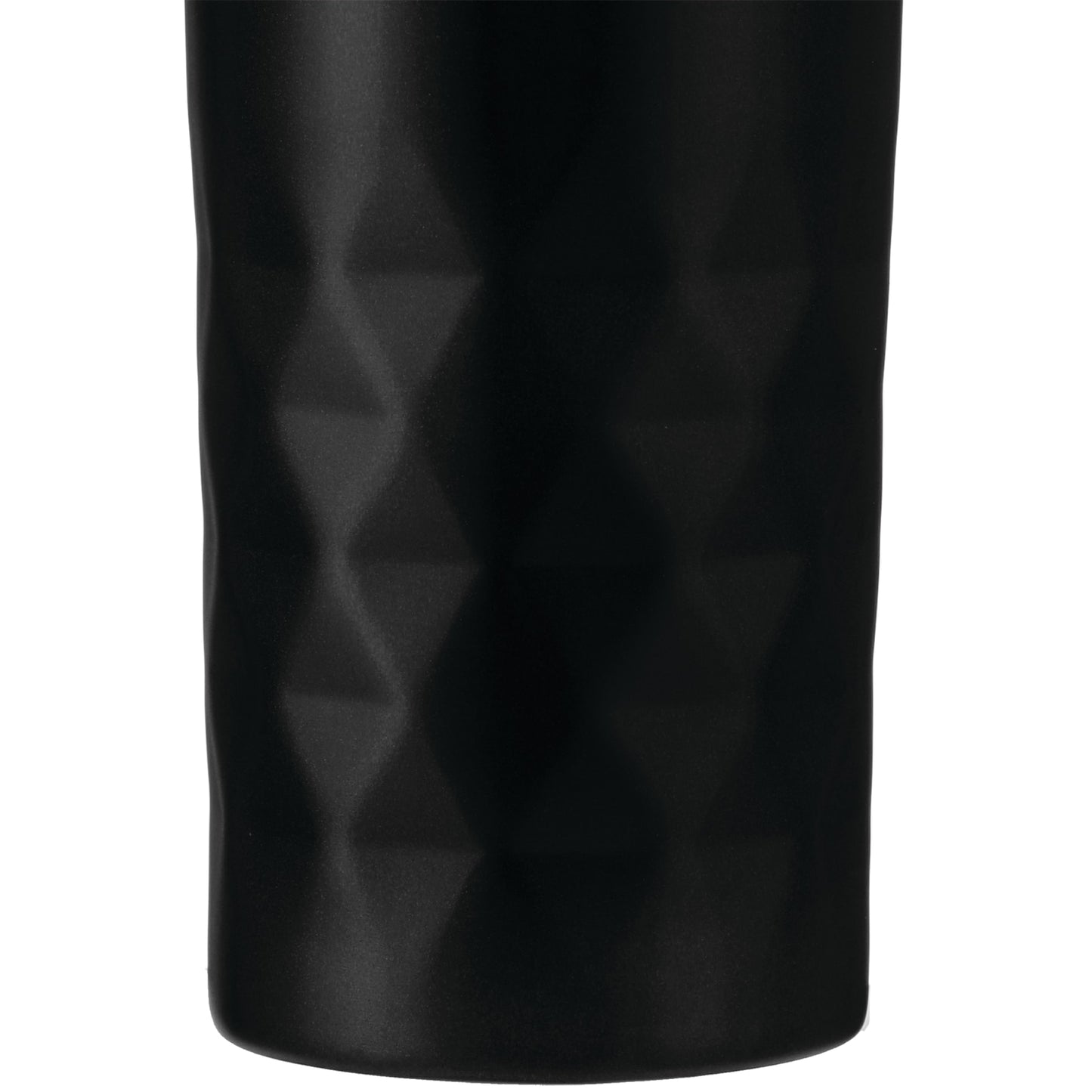 Front View of Black Kappa 16oz Tumbler plain
