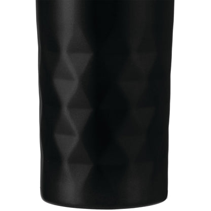 Front View of Black Kappa 16oz Tumbler plain