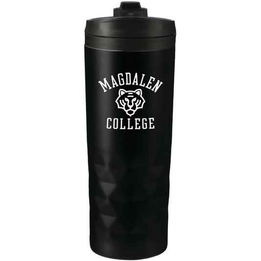 Front View of Black Kappa 16oz Tumbler