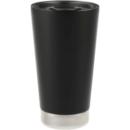 Front View of Black Klean Kanteen Eco Insulated Tumbler 16oz plain