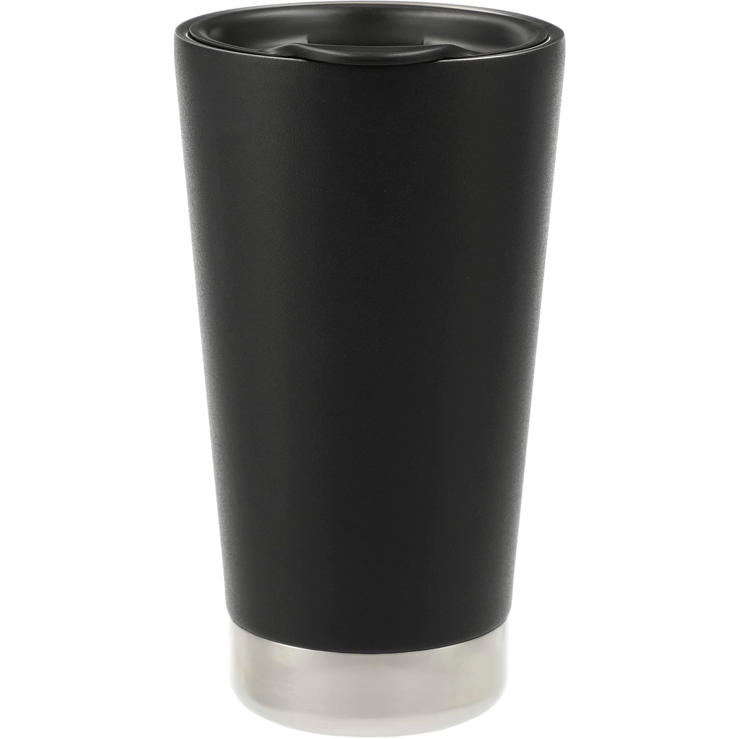 Front View of Black Klean Kanteen Eco Insulated Tumbler 16oz plain