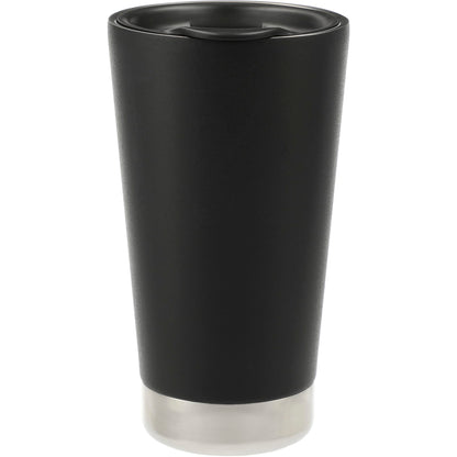 Front View of Black Klean Kanteen Eco Insulated Tumbler 16oz plain