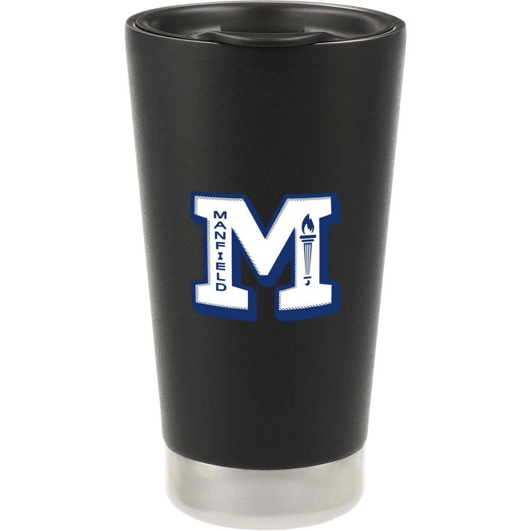 Front View of Black Klean Kanteen Eco Insulated Tumbler 16oz