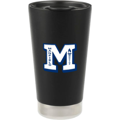 Front View of Black Klean Kanteen Eco Insulated Tumbler 16oz