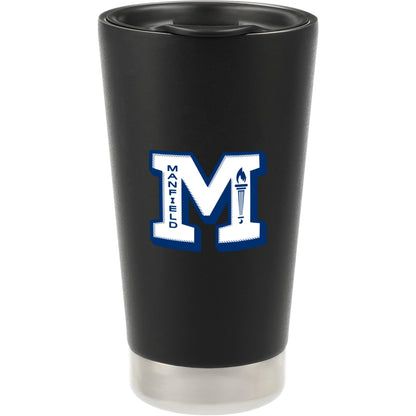 Front View of Black Klean Kanteen Eco Insulated Tumbler 16oz