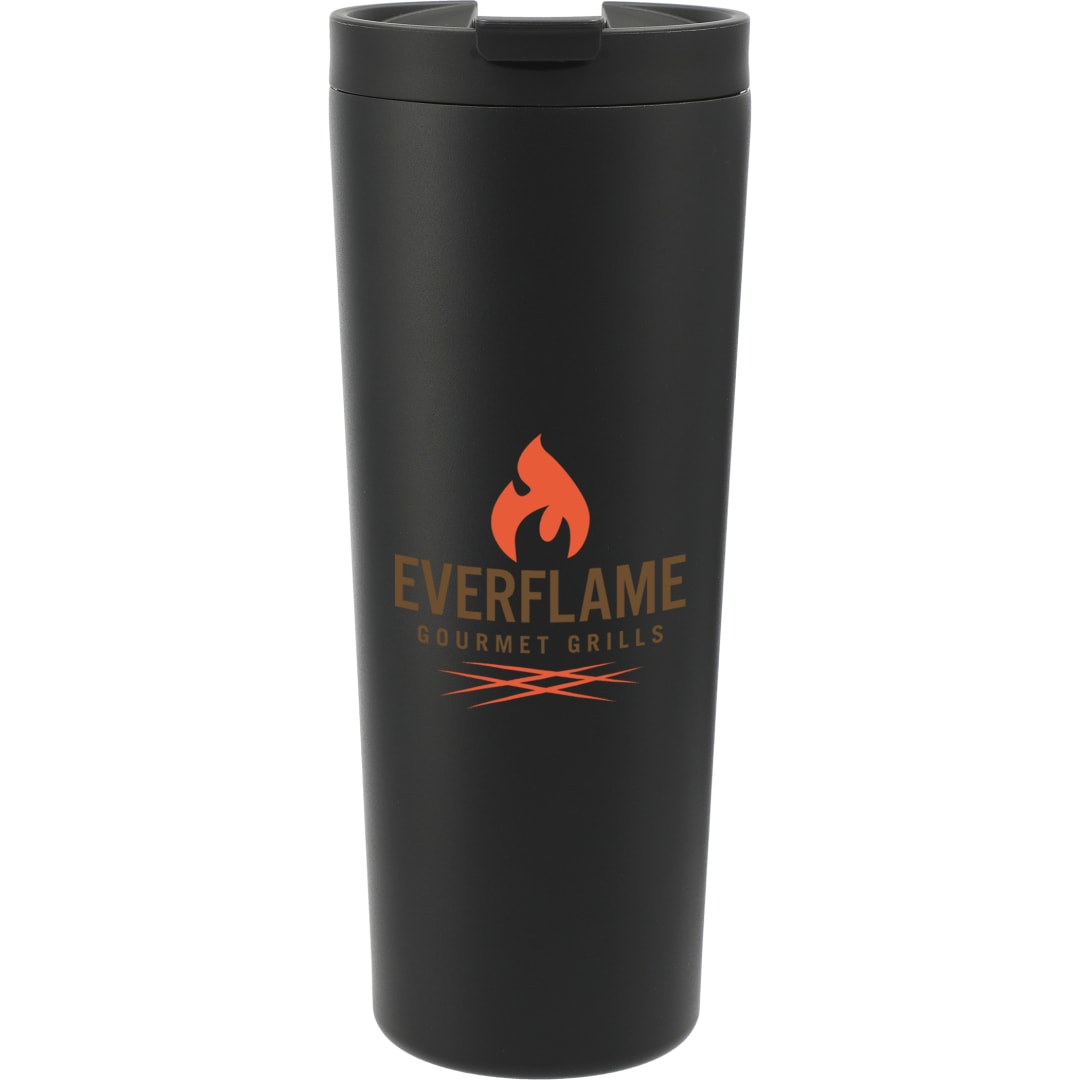 Front View of Black Maia 2-in-1 Copper Vacuum Tumbler Kit 24oz