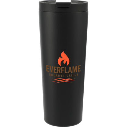Front View of Black Maia 2-in-1 Copper Vacuum Tumbler Kit 24oz